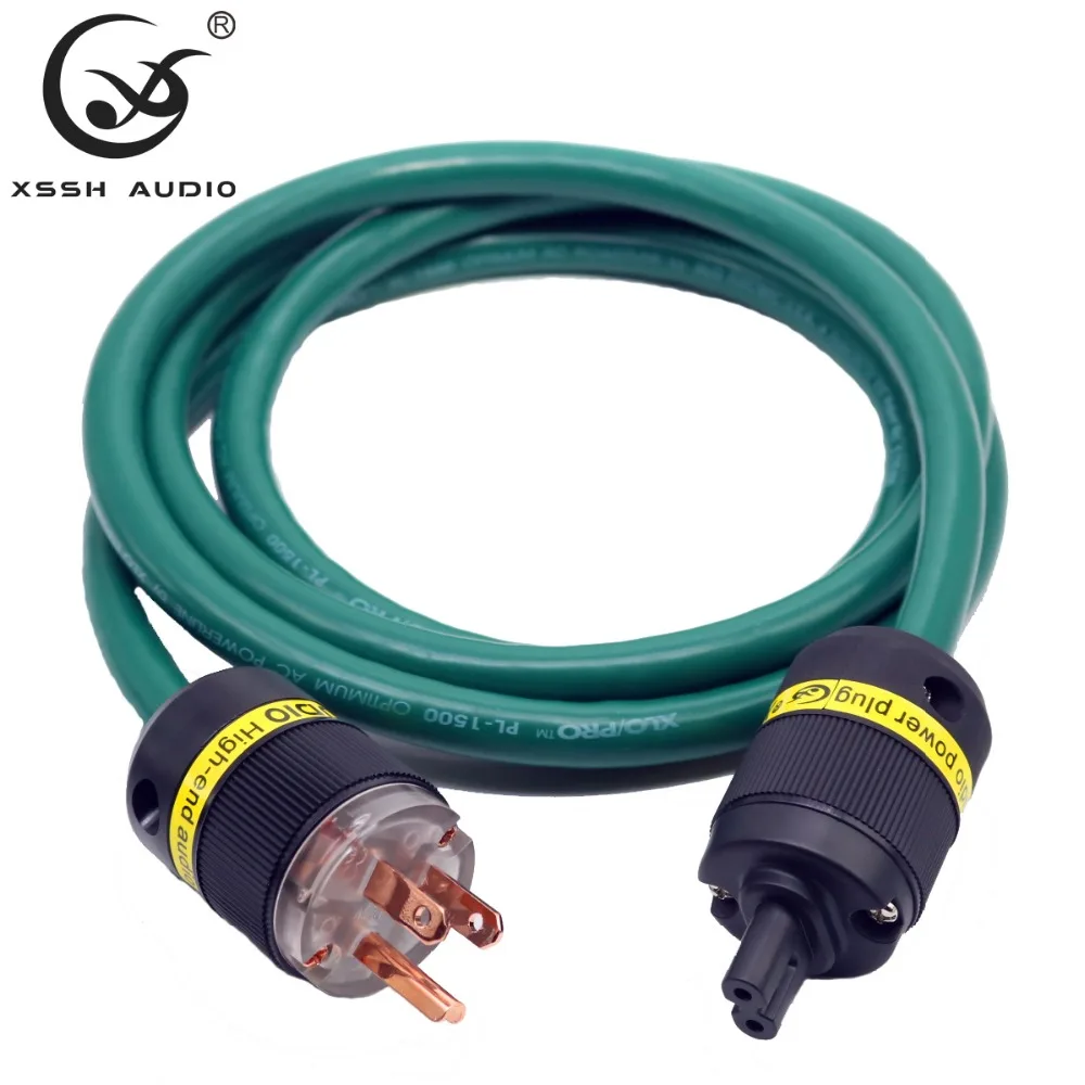 XSSH Audio DIY US AC 8 Figure 2 Pins Power Cord Cable CD Amplifier Amp PL-1500 3Core OFC Silver Plated Shielding Electrical Line
XSSH Audio DIY US AC 8 Figure 2 Pins Power Cord Cable CD Amplifier Amp PL-1500 3Core OFC Silver Plated Shielding Electrical Line