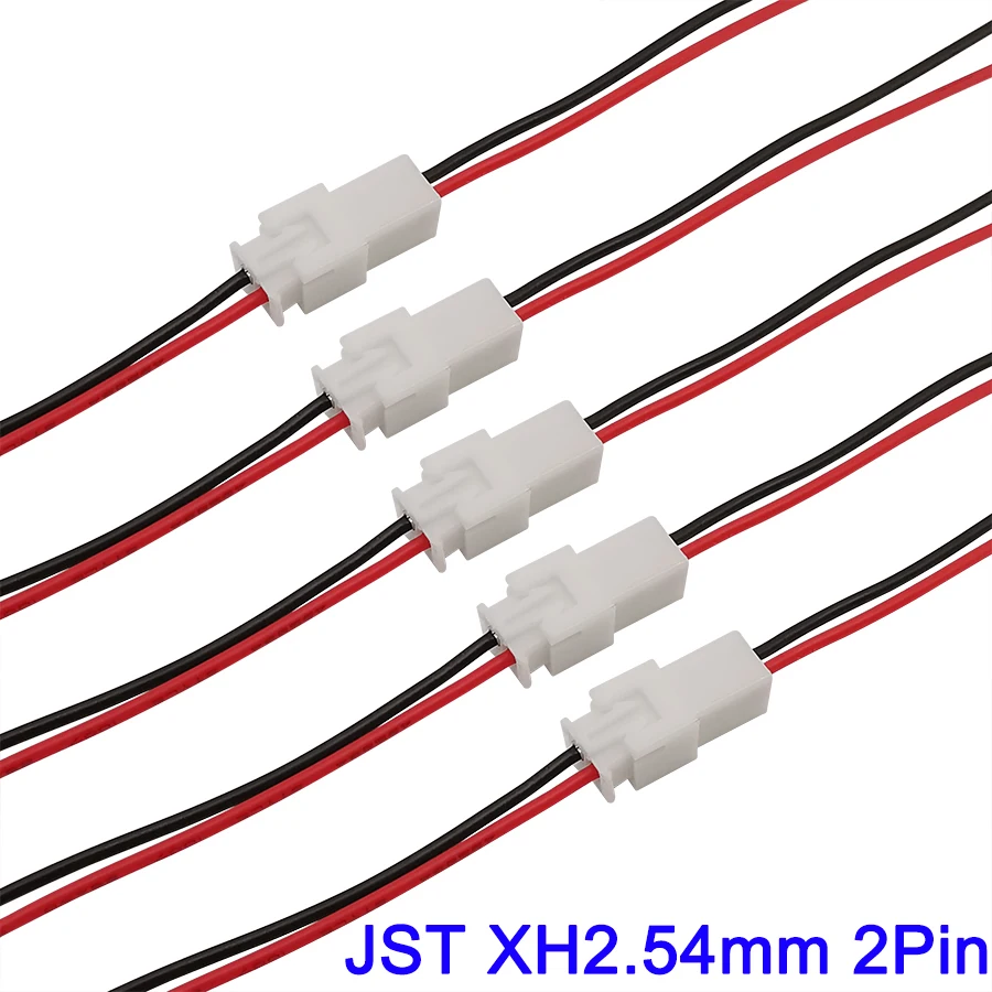2/5/10Pair JST XH2.54 Plug Jack Electrical Wire 2 Pin Connector JST XH2.54 Pitch 2.54mm 2P Male Female Plug Socket Cable Adapter
2/5/10Pair JST XH2.54 Plug Jack Electrical Wire 2 Pin Connector JST XH2.54 Pitch 2.54mm 2P Male Female Plug Socket Cable Adapter