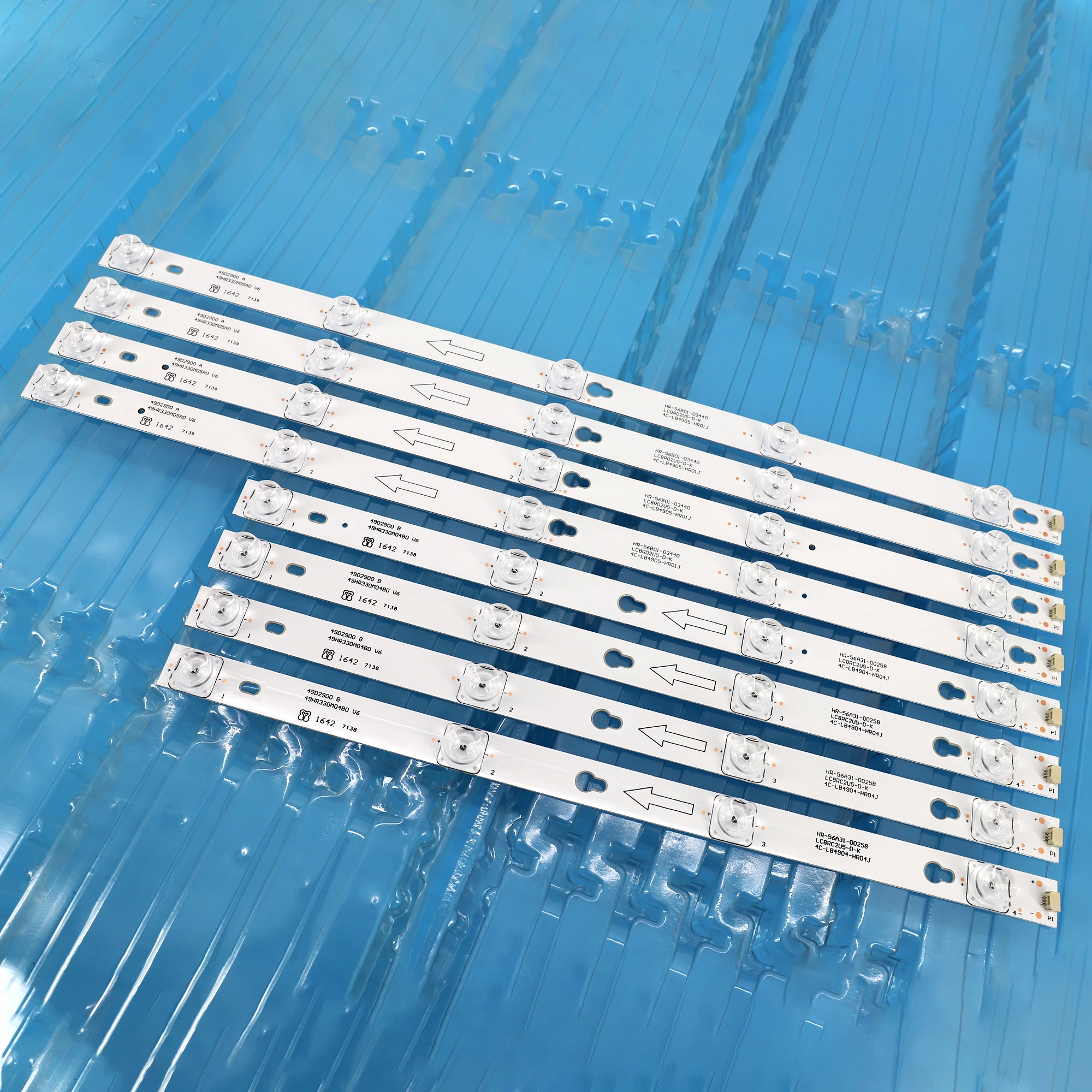 LED Backlight Strip for TCL 49"TV L49P1A-F ShineOn 2D02900 2D02899 LVF490CSOT D49A620U LB4905-YH06 TOT_49_D2900 49uv6416w
LED Backlight Strip for TCL 49"TV L49P1A-F ShineOn 2D02900 2D02899 LVF490CSOT D49A620U LB4905-YH06 TOT_49_D2900 49uv6416w