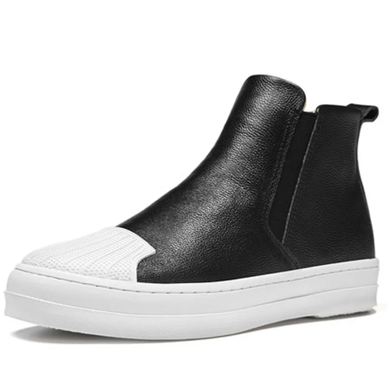 New leather high boot men's shoes loosen zipper head layer cowhide sleeve men's boots
New leather high boot men's shoes loosen zipper head layer cowhide sleeve men's boots