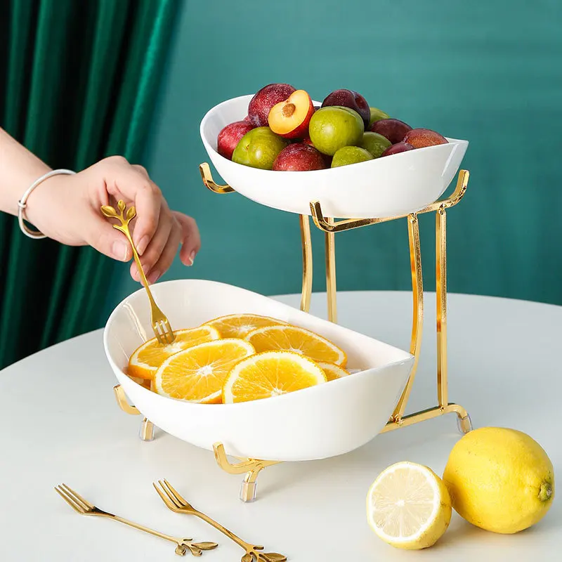 Ceramic Dark Green Fruit Bowl Creative Decoration Metal Rack Snack Tray Living Room Dining Table Tabletop Display Trays Crafts
Ceramic Dark Green Fruit Bowl Creative Decoration Metal Rack Snack Tray Living Room Dining Table Tabletop Display Trays Crafts