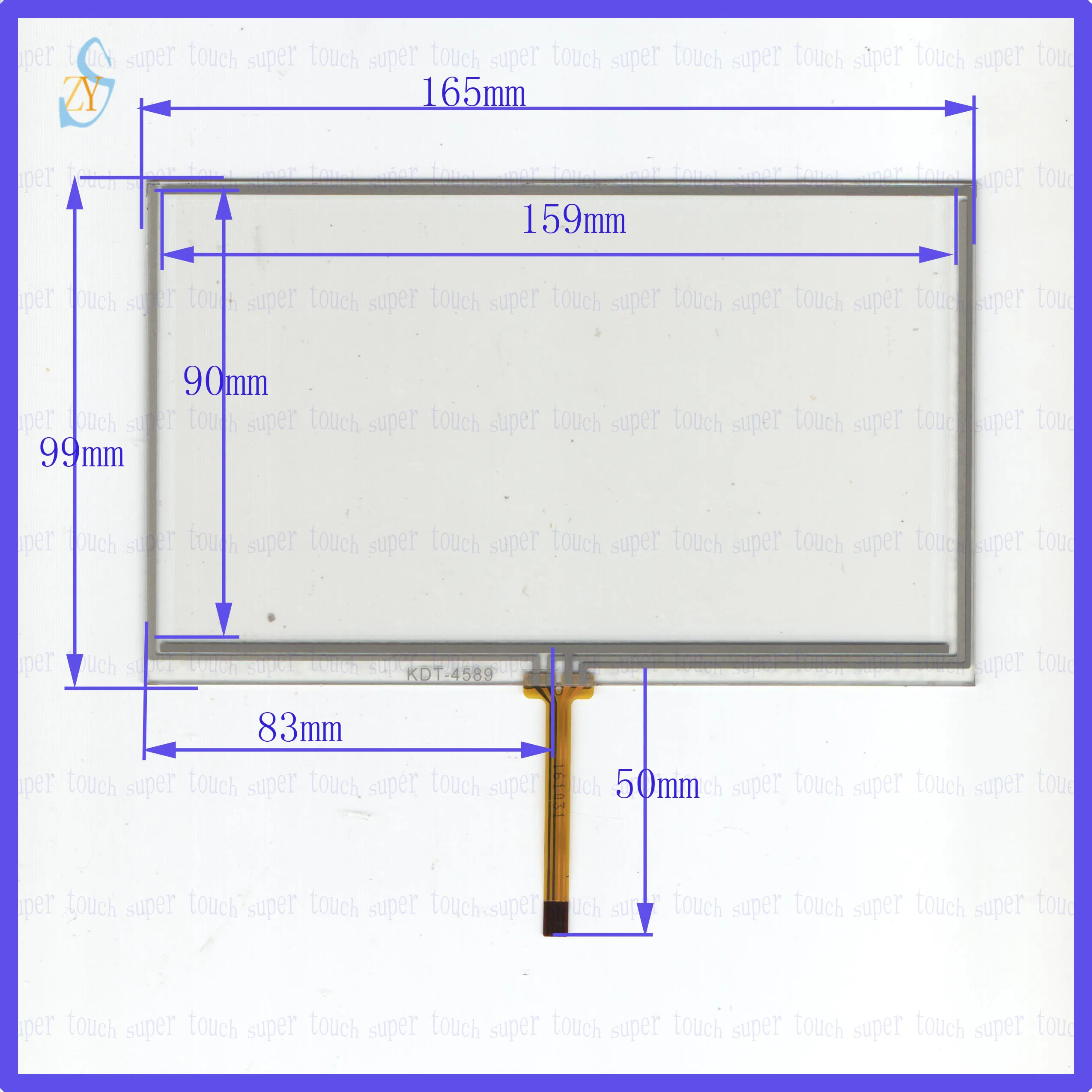 ZhiYuSun MC-165-070 this is compatible 4lines resistance screen for car DVD redio
ZhiYuSun MC-165-070 this is compatible 4lines resistance screen for car DVD redio