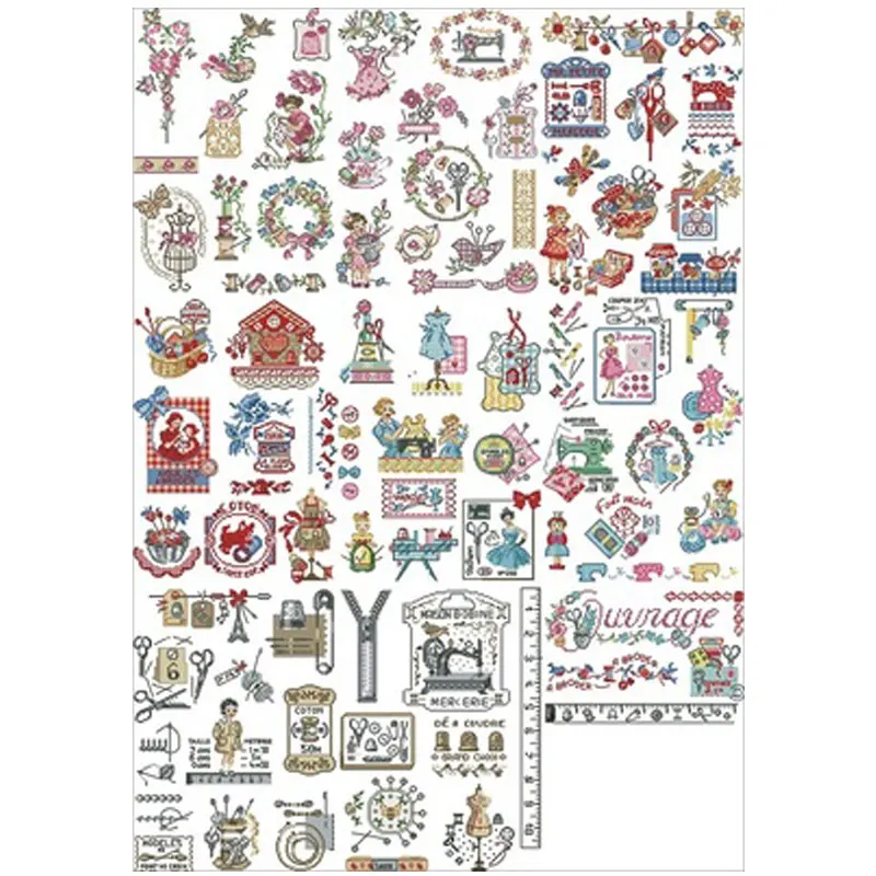 Handmade story map patterns Counted Cross Stitch 11CT 14CT 18CT DIY Chinese Cross Stitch Kits Embroidery Needlework Sets
Handmade story map patterns Counted Cross Stitch 11CT 14CT 18CT DIY Chinese Cross Stitch Kits Embroidery Needlework Sets