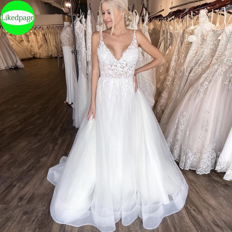 Свадебное платье 2021 Vestidos De Novia сексуальный v-образный вырез тонкие лямки Тюль Линия Robe Mariage кружево Аппликация Boda бисером свадебное платье
Свадебное платье 2021 Vestidos De Novia сексуальный v-образный вырез тонкие лямки Тюль Линия Robe Mariage кружево Аппликация Boda бисером свадебное платье