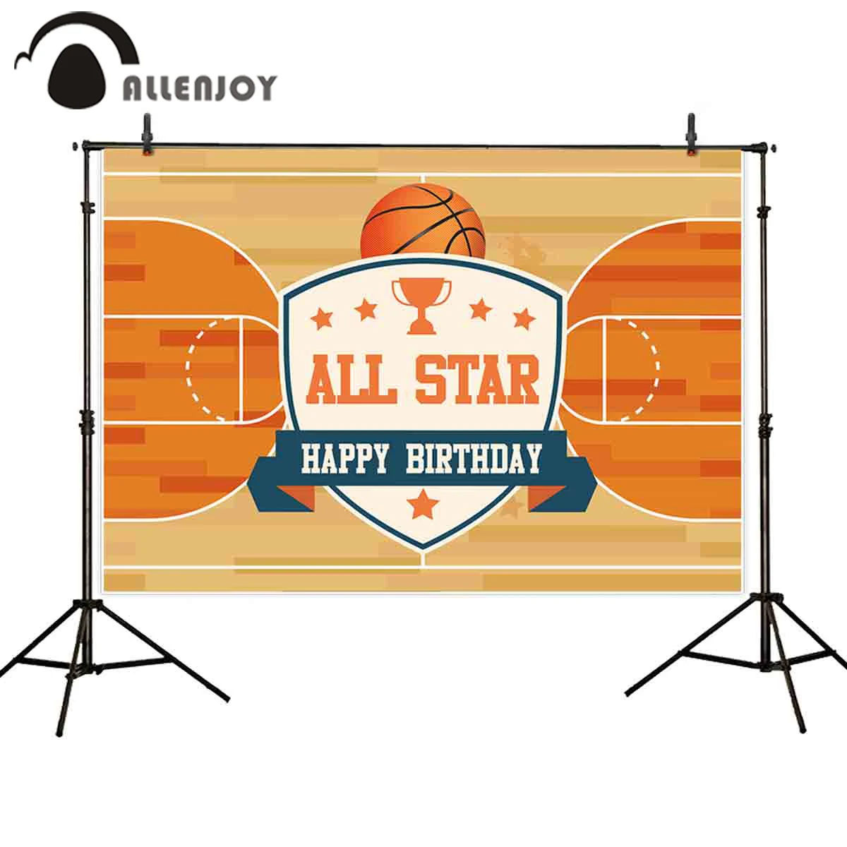 Allenjoy All Star Banners Basketball Court Trophy Shield Stars Sports Party Photozone Decor Happy Birthday Wallpaper Supplies
Allenjoy All Star Banners Basketball Court Trophy Shield Stars Sports Party Photozone Decor Happy Birthday Wallpaper Supplies