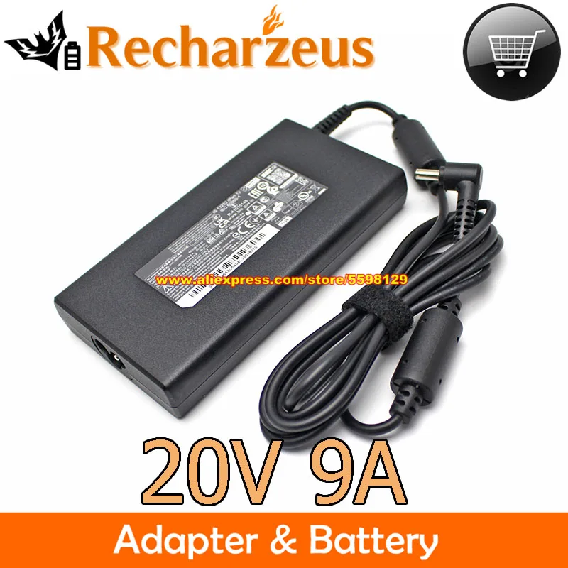 Genuine Charger For MSI SWORD 15 GF75 GF75 THIN 10UEK Z16 A11UET 20V 9A 180W A17-180P4B AC Adapter Chicony A180A063P A180A016L
Genuine Charger For MSI SWORD 15 GF75 GF75 THIN 10UEK Z16 A11UET 20V 9A 180W A17-180P4B AC Adapter Chicony A180A063P A180A016L