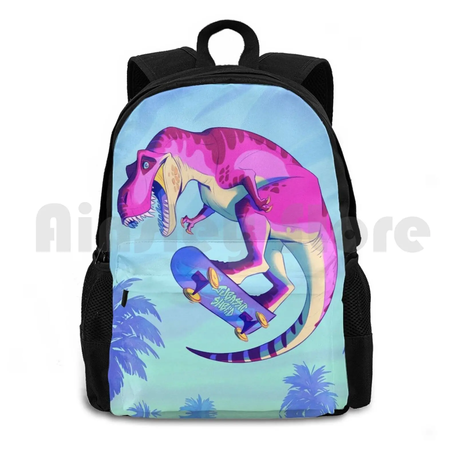 Shred Outdoor Hiking Backpack Riding Climbing Sports Bag Dinosaur Trex T Rex Skateboard Skateboarding Tyrannosaurus
Shred Outdoor Hiking Backpack Riding Climbing Sports Bag Dinosaur Trex T Rex Skateboard Skateboarding Tyrannosaurus