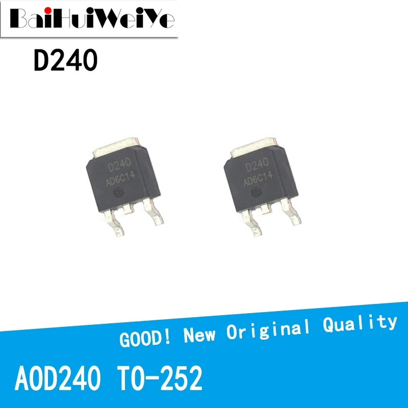 10PCS/LOT AOD240 D240 70A 40V TO-252 TO252 MOS FET New and Original IC Chipset MOSFET-N
10PCS/LOT AOD240 D240 70A 40V TO-252 TO252 MOS FET New and Original IC Chipset MOSFET-N