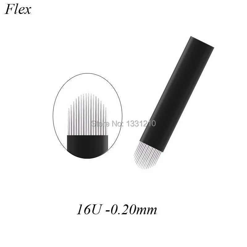 NANO 50PCS 16U shape Microblading Black 0.20mm Tattoo Needles Eyebrow Tattoo Pins Tattoo
NANO 50PCS 16U shape Microblading Black 0.20mm Tattoo Needles Eyebrow Tattoo Pins Tattoo