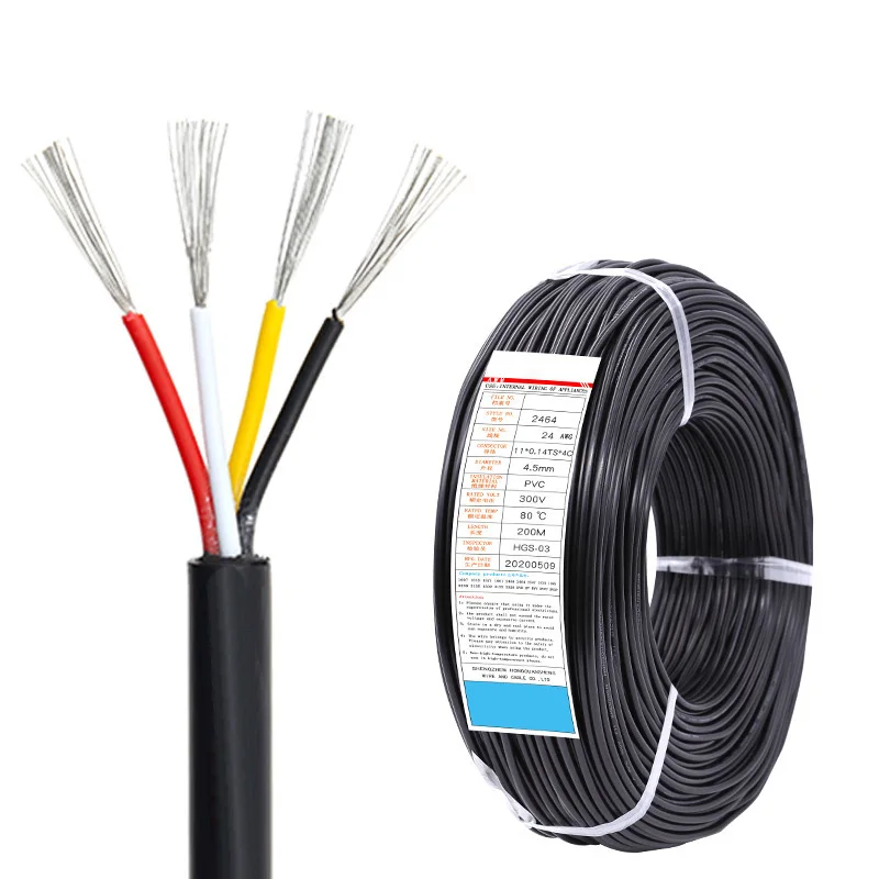 Мягкий 4-жильный оболочный провод черного цвета, 24AWG, луженый бескислородный медный кабельный светильник, провод для передачи данных своими руками, линия зарядки сигнала
Мягкий 4-жильный оболочный провод черного цвета, 24AWG, луженый бескислородный медный кабельный светильник, провод для передачи данных своими руками, линия зарядки сигнала