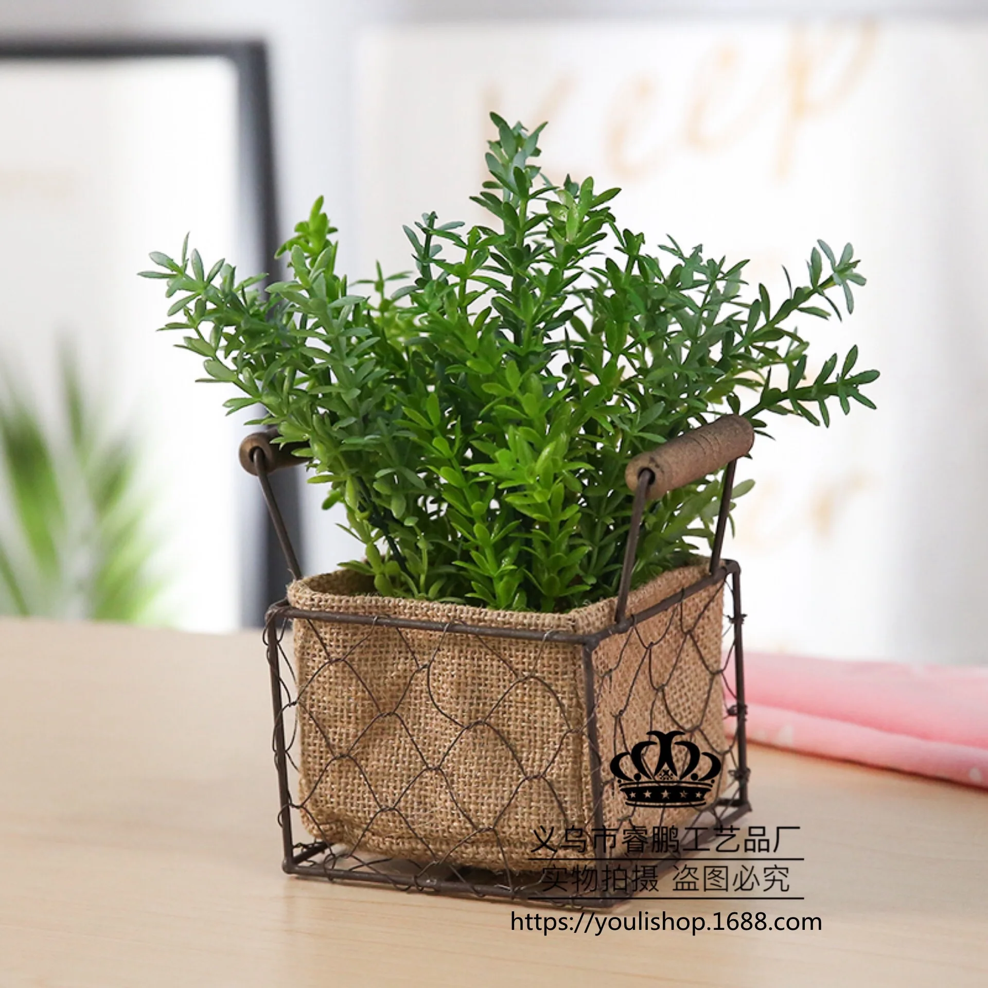 Creative Home Decoration Ornaments Wire Oval Flower Basket Flower Pot Planter Vase
Creative Home Decoration Ornaments Wire Oval Flower Basket Flower Pot Planter Vase