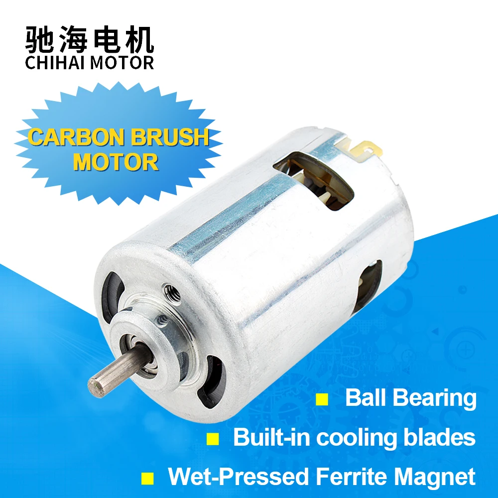 chihai CHR-RS-887-9512T Carbon brush dc motor 18v 1100w for fighting robot,air purification power system, medical equipment
chihai CHR-RS-887-9512T Carbon brush dc motor 18v 1100w for fighting robot,air purification power system, medical equipment