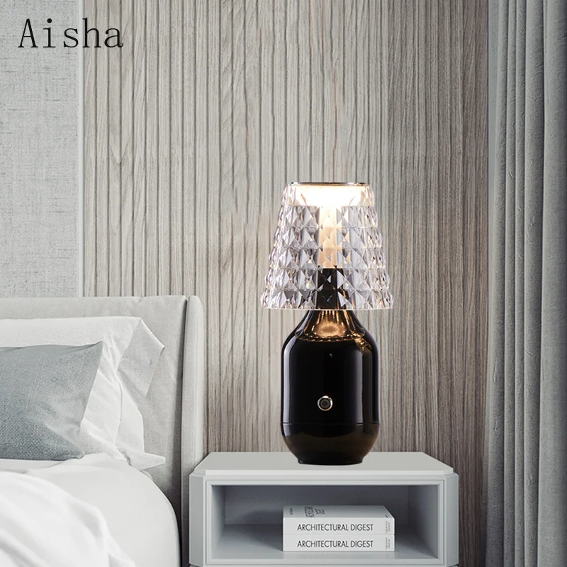 Italian Crystal Table Lamp Nordic Interior Lighting Night Light Room Decoration Moon Lamp Hotel Luxury Lighting Bedside Lamp
Italian Crystal Table Lamp Nordic Interior Lighting Night Light Room Decoration Moon Lamp Hotel Luxury Lighting Bedside Lamp
