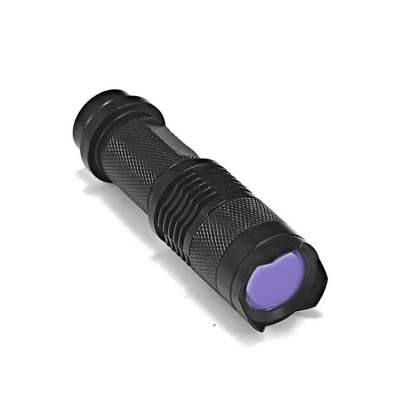 100pcs Mini UV LED Flashlight Zoomable AA 14500 Lamp Lantern Violet Purple LED Torch
100pcs Mini UV LED Flashlight Zoomable AA 14500 Lamp Lantern Violet Purple LED Torch