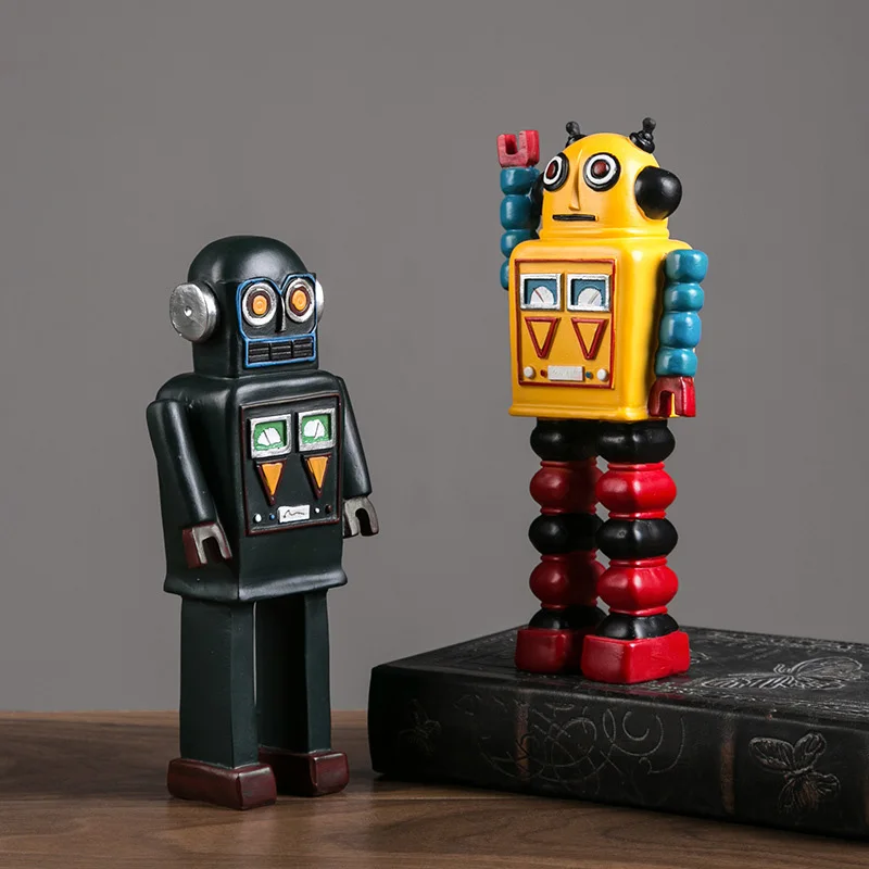 Handmade Crafts For Home Decoration Accessories Retro Robot Miniature Model Art Ornaments Kids Toys Desk Decor Figurines Gifts
Handmade Crafts For Home Decoration Accessories Retro Robot Miniature Model Art Ornaments Kids Toys Desk Decor Figurines Gifts