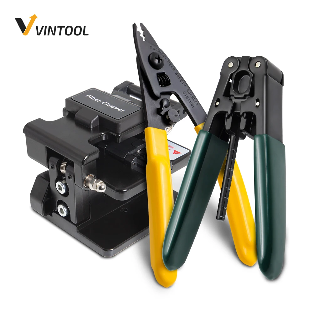 FTTH Fibra Optic Tools Kit 3 in 1 FC-6S Fiber Cleaver 3 Holes Stripper Miller Pliers Drop Cable Stripper
FTTH Fibra Optic Tools Kit 3 in 1 FC-6S Fiber Cleaver 3 Holes Stripper Miller Pliers Drop Cable Stripper