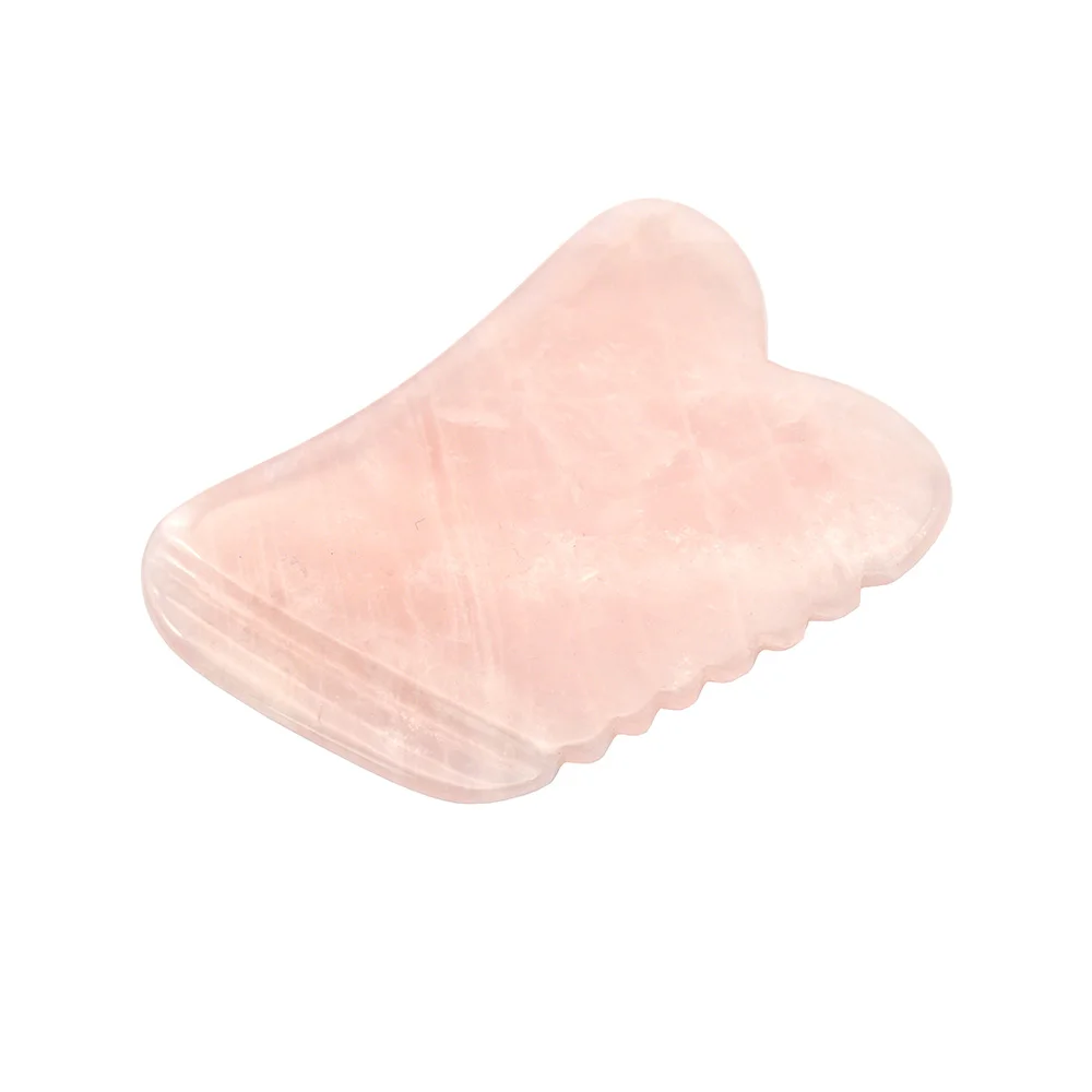Hot Shape Pink Rose Quartz Powder Crystal Gouache Scraper Face Gua Sha With Comb for Skin Lifting Wrinkle
Hot Shape Pink Rose Quartz Powder Crystal Gouache Scraper Face Gua Sha With Comb for Skin Lifting Wrinkle