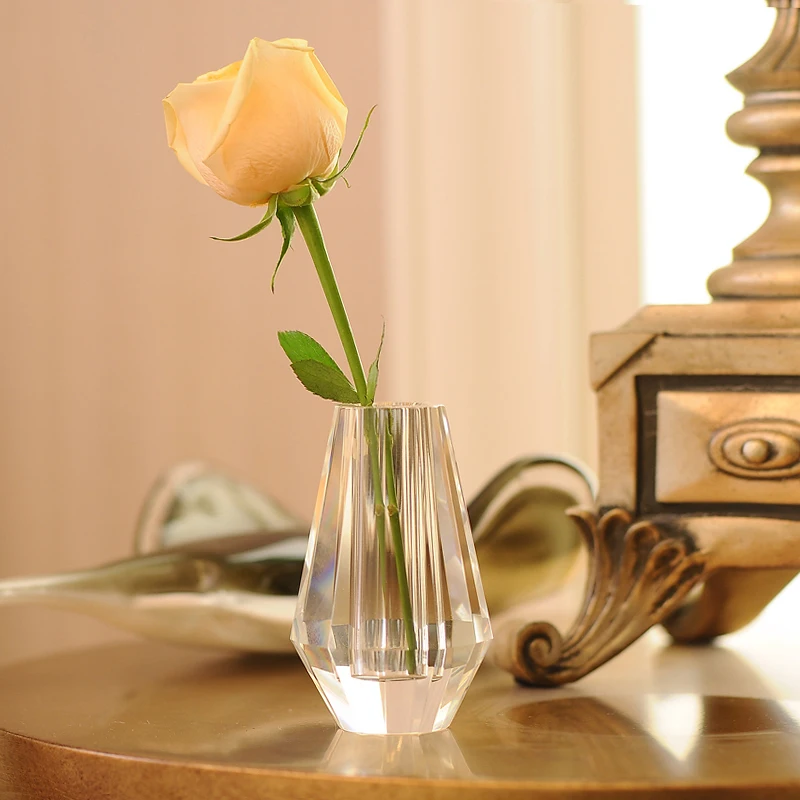 Creative Crystal Glass Vase, Tabletop Ornaments, Flower Plant, Transparent Bottle, Modern Home Decoration, Personality
Creative Crystal Glass Vase, Tabletop Ornaments, Flower Plant, Transparent Bottle, Modern Home Decoration, Personality