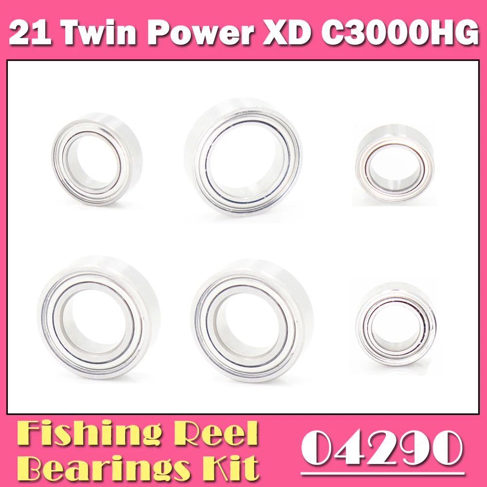Fishing Reel Stainless Steel Ball Bearings Kit For Shimano 21 Twin Power XD C3000HG C3000XG 04290/1 Spinning Reels Bearing Kits
Fishing Reel Stainless Steel Ball Bearings Kit For Shimano 21 Twin Power XD C3000HG C3000XG 04290/1 Spinning Reels Bearing Kits