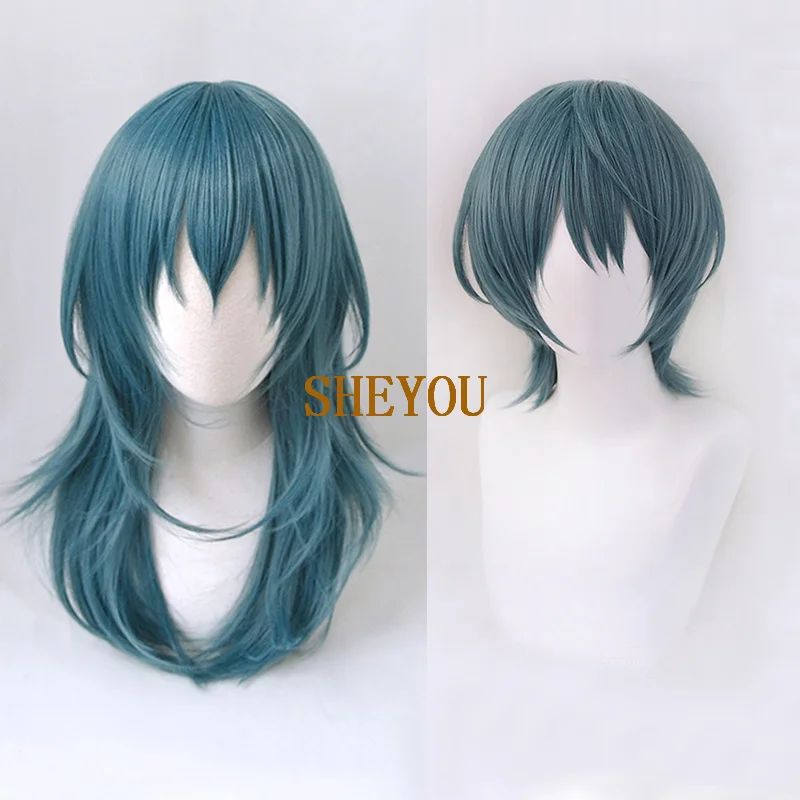 Fire Emblem: ThreeHouses Byleth Wig Cosplay Costume Heat Resistant Synthetic Hair Men Women Blue Green Hair Wigs + Wig Cap
Fire Emblem: ThreeHouses Byleth Wig Cosplay Costume Heat Resistant Synthetic Hair Men Women Blue Green Hair Wigs + Wig Cap