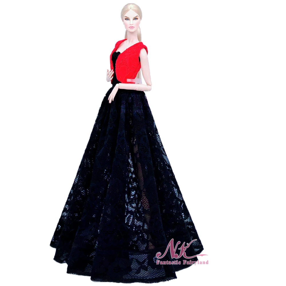 NK 1 Set Red Coat Jacket & Black Wedding Dress For 1/6 Doll Clothes Doll Accessories Fashion Outfits Gown For BJD Doll Kids Toy
NK 1 Set Red Coat Jacket & Black Wedding Dress For 1/6 Doll Clothes Doll Accessories Fashion Outfits Gown For BJD Doll Kids Toy