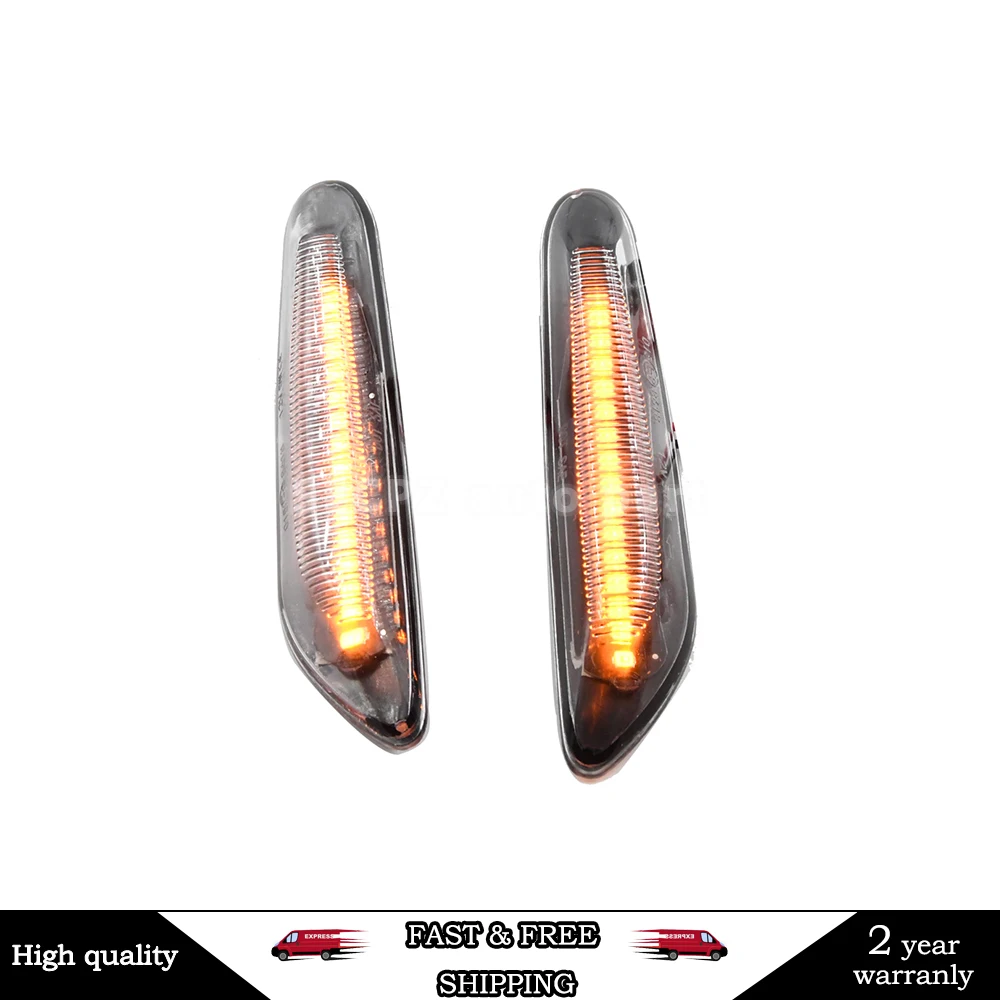 Sequential Flashing LED Turn Signal Side Marker Light Blinker for BMW X3 E83 X1 E84 X5 X53 E60 E61 E46 E81 E82 E90 E92 E87 E88
Sequential Flashing LED Turn Signal Side Marker Light Blinker for BMW X3 E83 X1 E84 X5 X53 E60 E61 E46 E81 E82 E90 E92 E87 E88