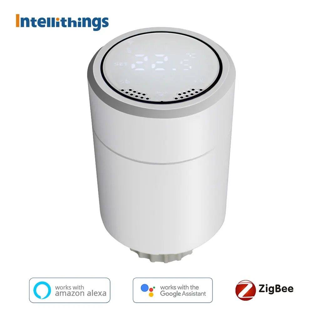 Умный привод радиатора Intellithings Tuya ZigBee, TRV термостатический напольный тепловой клапан, контроллер температуры Alexa
Умный привод радиатора Intellithings Tuya ZigBee, TRV термостатический напольный тепловой клапан, контроллер температуры Alexa