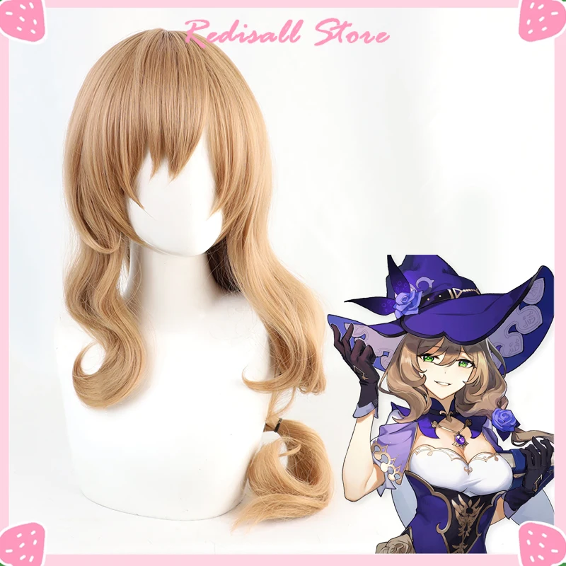 Genshin Impact Lisa Wig Cosplay Blonde Hair Synthetic Long Curly Heat Resistant Hair Adult Women Halloween Free Wig Cap
Genshin Impact Lisa Wig Cosplay Blonde Hair Synthetic Long Curly Heat Resistant Hair Adult Women Halloween Free Wig Cap