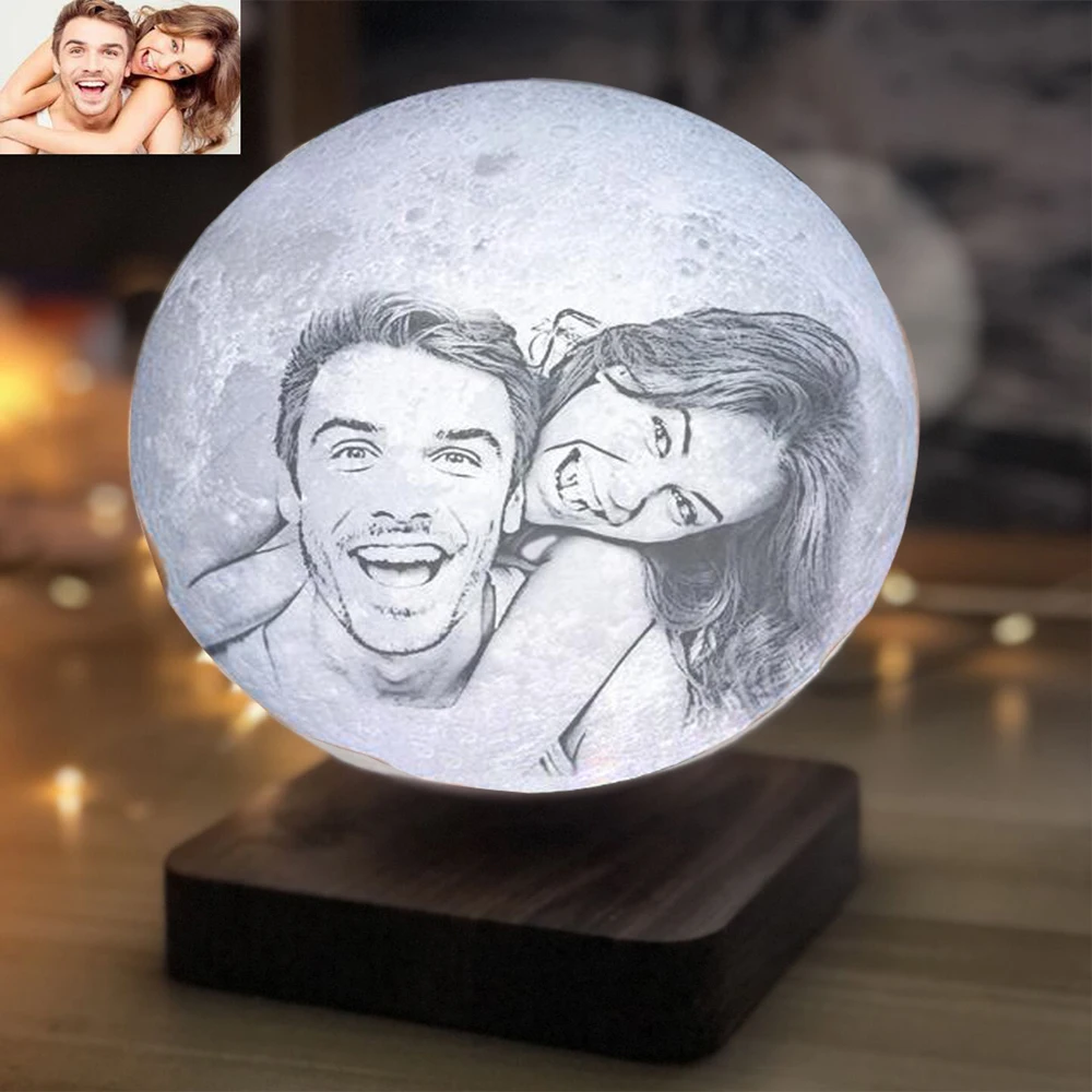 Custom Made LED Night Lamp Levitating Creative Touch Magnetic Levitation 3D Moon Lamp Night Light Rotating Moon Floating Light
Custom Made LED Night Lamp Levitating Creative Touch Magnetic Levitation 3D Moon Lamp Night Light Rotating Moon Floating Light