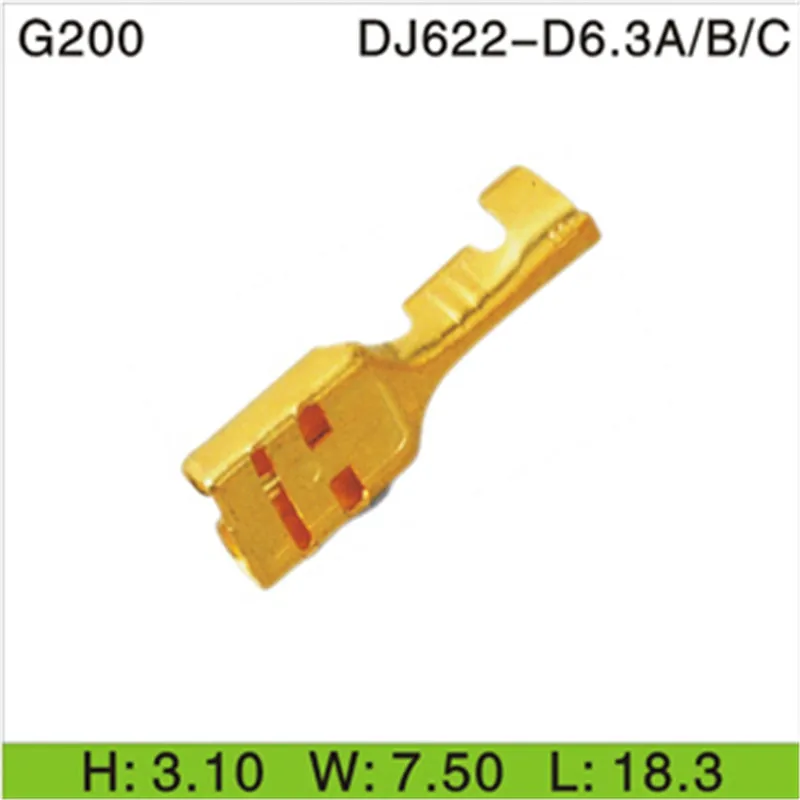 Free shipping 1000pcs Car Electronics & Motorcycle Accessories & Parts G200 Female terminal connector
Free shipping 1000pcs Car Electronics & Motorcycle Accessories & Parts G200 Female terminal connector