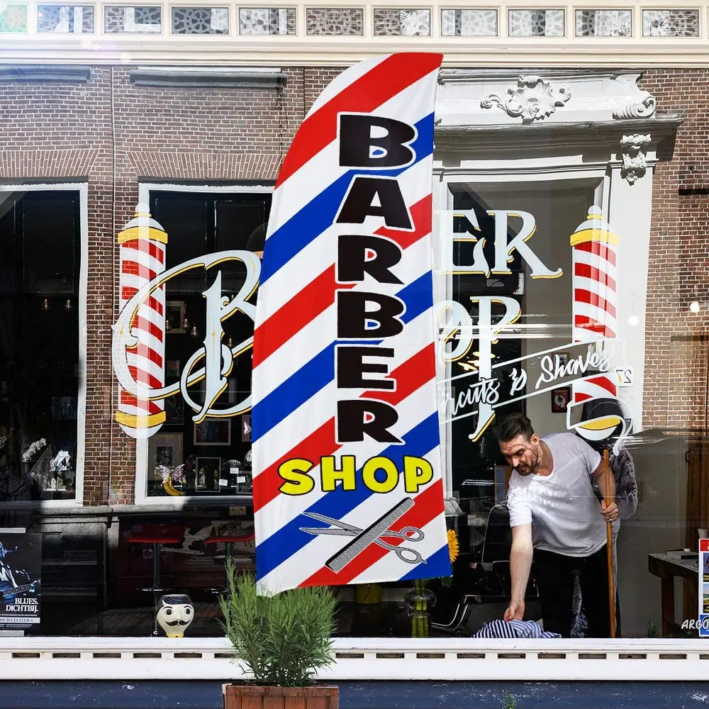 Barber Shop Flag Sign Adveritsing Feather-Flag Kit Set Welcome Open Sale Car Restaurant Custom Swooper Flagpole
Barber Shop Flag Sign Adveritsing Feather-Flag Kit Set Welcome Open Sale Car Restaurant Custom Swooper Flagpole