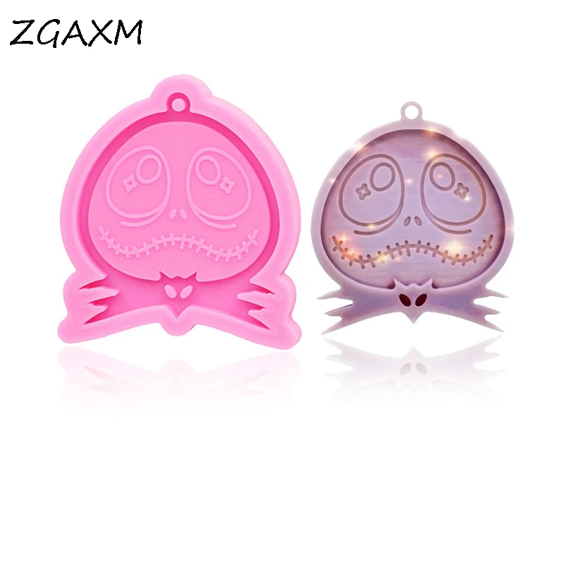 LM 95 ghost Shiny necklace Keychain Epoxy Resin Polymer Clay Halloween silicone mold Jack Skellington Sug cake Silicone Mold
LM 95 ghost Shiny necklace Keychain Epoxy Resin Polymer Clay Halloween silicone mold Jack Skellington Sug cake Silicone Mold