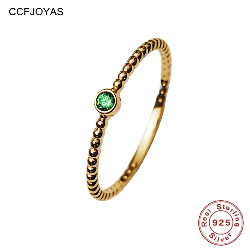 CCFJOYAS Mini Round Green/White Zircon Rings for Women 925 Sterling Silver Light Luxury Slim Wedding Rings Fashion Jewelry Gift
CCFJOYAS Mini Round Green/White Zircon Rings for Women 925 Sterling Silver Light Luxury Slim Wedding Rings Fashion Jewelry Gift