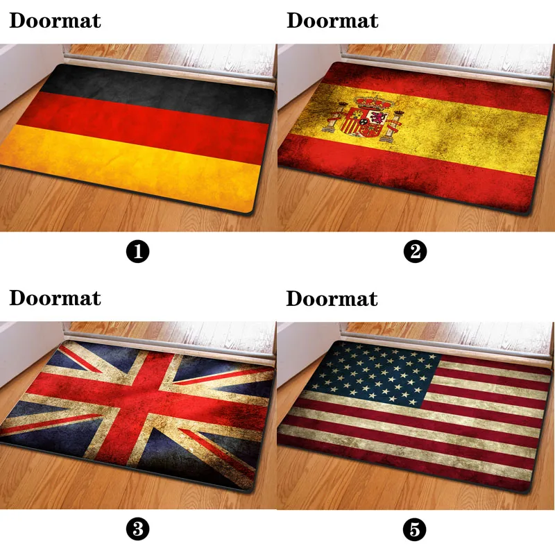 Unique 3D UK USA National Flags Pattern Doormat Carpets Door Mats for Living Room Bedroom Kitchen Rug Modern Non-slip Floor Mat
Unique 3D UK USA National Flags Pattern Doormat Carpets Door Mats for Living Room Bedroom Kitchen Rug Modern Non-slip Floor Mat