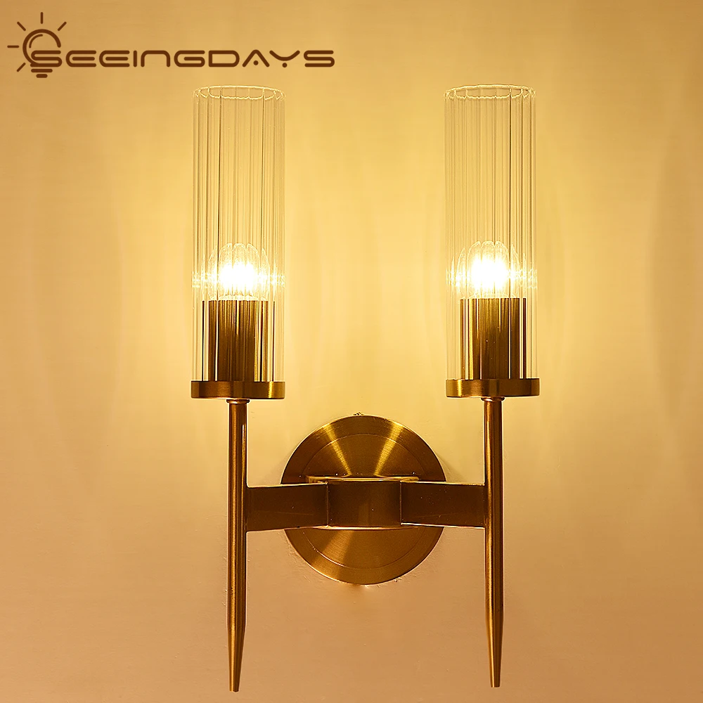 Buy 2 Get 15% Off Clear Glass Veins Wall Lamps For Living Room Bedroom 2 Bulbs 1 Bulbs Golden Metal Base Wall Light Hanging Lamp
Buy 2 Get 15% Off Clear Glass Veins Wall Lamps For Living Room Bedroom 2 Bulbs 1 Bulbs Golden Metal Base Wall Light Hanging Lamp