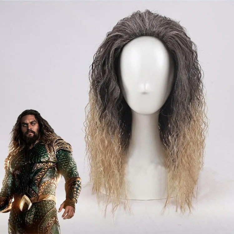 Movie Aquaman wig Aquaman Role Play Poseidon Hair Comic Cosplay Costume Wigs Jason Momoa Wigs + Wig Cap
Movie Aquaman wig Aquaman Role Play Poseidon Hair Comic Cosplay Costume Wigs Jason Momoa Wigs + Wig Cap