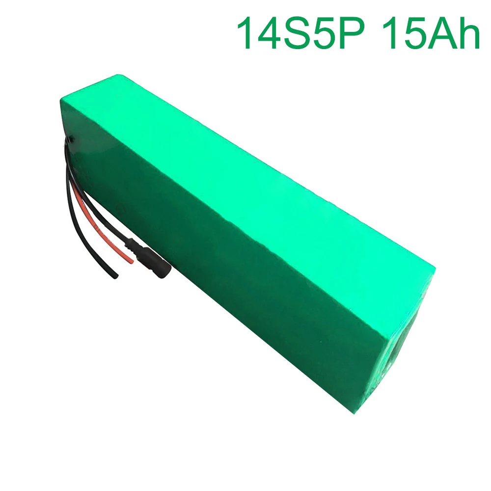 Литий-ионный аккумулятор 52 в 15 Ач 14S5P 18650 для электровелосипеда, электровелосипеда, электровелосипеда 280*100*70 мм
Литий-ионный аккумулятор 52 в 15 Ач 14S5P 18650 для электровелосипеда, электровелосипеда, электровелосипеда 280*100*70 мм
