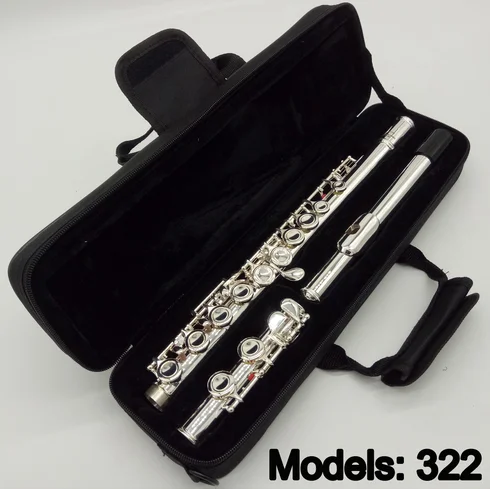 Free Shipping Flute 322 Silver Plated Professional Flute Instrument Intermediate Student Flutes C Leg 16 Holes Closed E Key
Free Shipping Flute 322 Silver Plated Professional Flute Instrument Intermediate Student Flutes C Leg 16 Holes Closed E Key