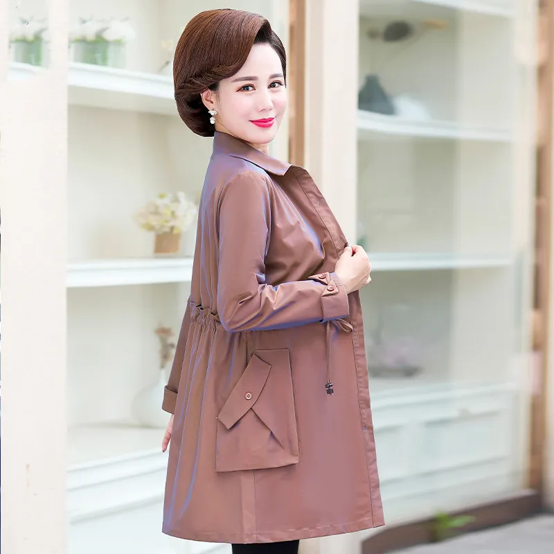 Plus Size 5XL Women Trench Coat Thin Spring Autumn Coat Solid Mid Long Windbreaker Women Slim Coat Outerwear
Plus Size 5XL Women Trench Coat Thin Spring Autumn Coat Solid Mid Long Windbreaker Women Slim Coat Outerwear
