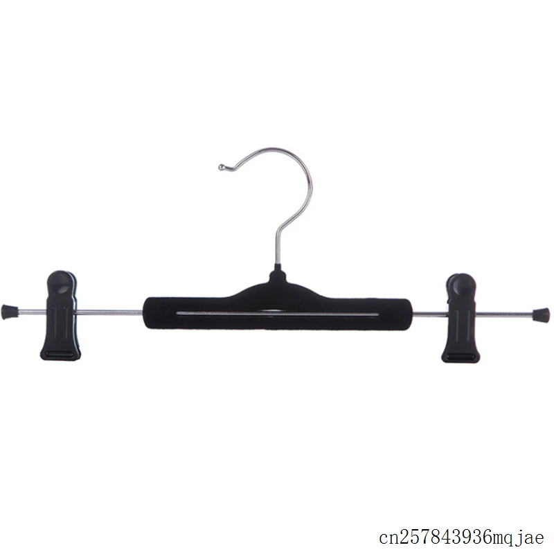 100pcs Cloth Hangers Black Rack Holders Velvet Flocked Hanger with Clips for Pants and Skirt
100pcs Cloth Hangers Black Rack Holders Velvet Flocked Hanger with Clips for Pants and Skirt