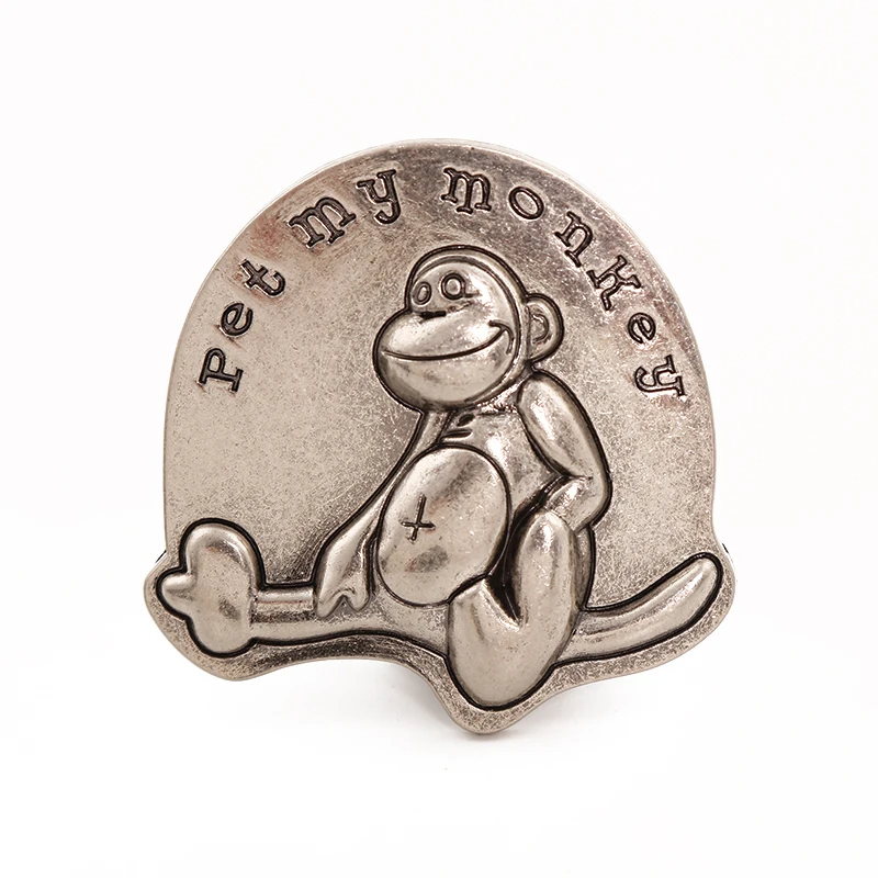 Western cowboy belt buckle white Antique Silver cute monkey adult and child universal belt buckle
Western cowboy belt buckle white Antique Silver cute monkey adult and child universal belt buckle