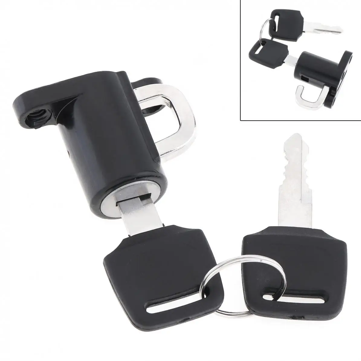 Universal B Type Black Motorcycle Helmet Lock Luggage Lock Motorcycle Accessories with Key for Motorcycle
Universal B Type Black Motorcycle Helmet Lock Luggage Lock Motorcycle Accessories with Key for Motorcycle