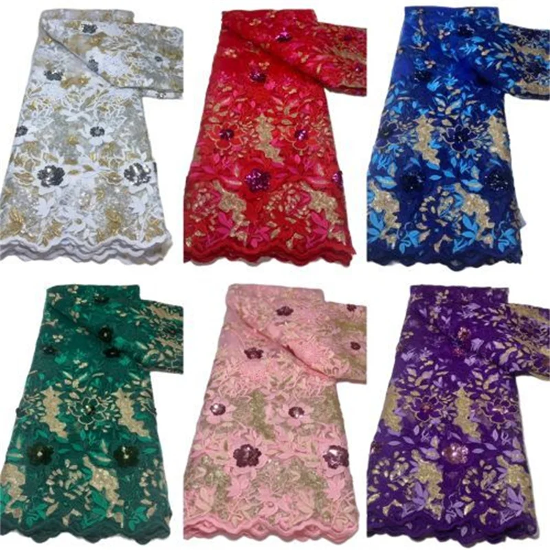 3D Flower Sequin African French Net Lace Fabric High Quality Tulle Mesh Lace Bridal Nigerian Wedding Dress Lace For Woman Green
3D Flower Sequin African French Net Lace Fabric High Quality Tulle Mesh Lace Bridal Nigerian Wedding Dress Lace For Woman Green