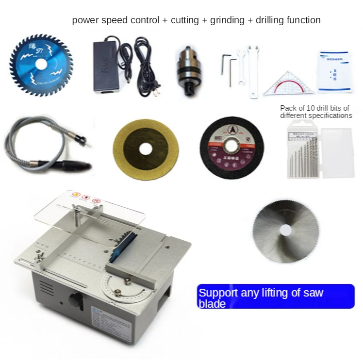 Multi-Function Precision Small Table Saw/Mini Woodworking Cutting Table/DIY Cutting Machine/Desktop Electric Saw/Home Wood Saw
Multi-Function Precision Small Table Saw/Mini Woodworking Cutting Table/DIY Cutting Machine/Desktop Electric Saw/Home Wood Saw