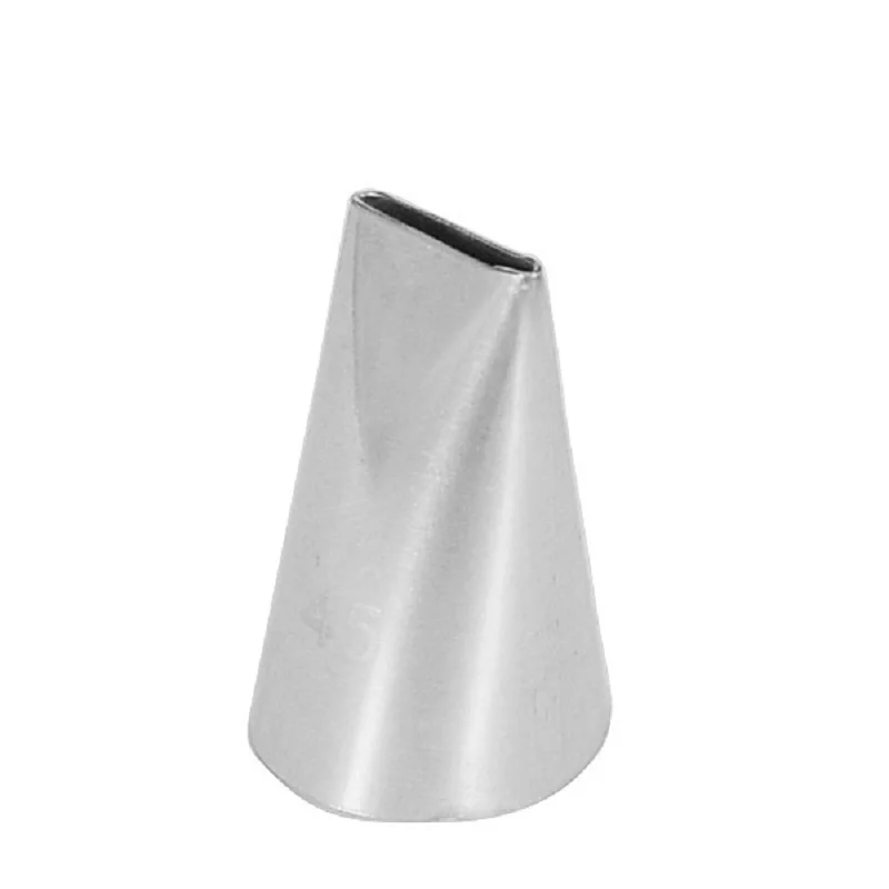 (30pcs/Lot)Free Shipping FDA High Quality Stainless Steel 18/8 Cake Decorating Petal Icing Nozzle #45
(30pcs/Lot)Free Shipping FDA High Quality Stainless Steel 18/8 Cake Decorating Petal Icing Nozzle #45