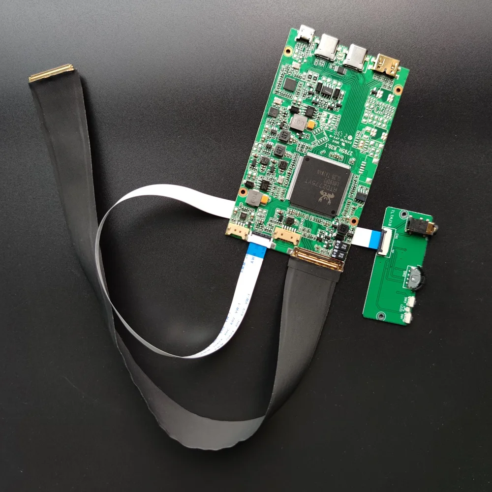 4K LCD driver board type-C EDP HDMI-compatible kit for 40pin 14" NV140QUM 3840*2160 EDP LED panel controller board DIY
4K LCD driver board type-C EDP HDMI-compatible kit for 40pin 14" NV140QUM 3840*2160 EDP LED panel controller board DIY