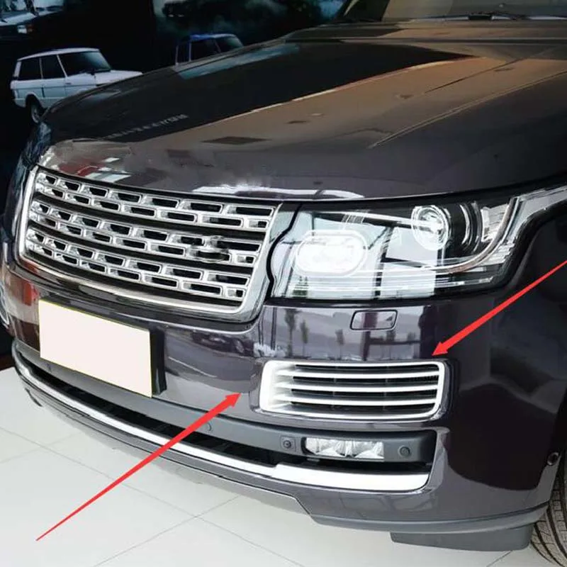 Черная передняя решетка вентиляционного отверстия для Land Rover Range Rover Vogue 2014 2015 2016
Черная передняя решетка вентиляционного отверстия для Land Rover Range Rover Vogue 2014 2015 2016