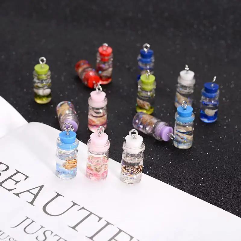 10Pc Transparent Glass Bottle Conch Shell Beads Box Charms Pendants Handmade Accessories Jewelry DIY Earring Necklace Keychain
10Pc Transparent Glass Bottle Conch Shell Beads Box Charms Pendants Handmade Accessories Jewelry DIY Earring Necklace Keychain