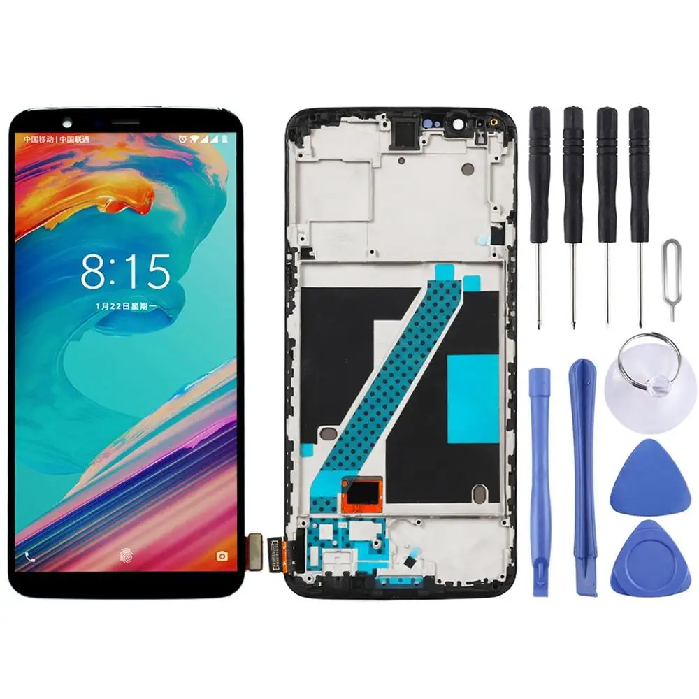 Replacement LCD Display with Frame for OnePlus 5T A5010 LCD Screen and Digitizer Full Assembly with Frame for OnePlus 5T A5010
Replacement LCD Display with Frame for OnePlus 5T A5010 LCD Screen and Digitizer Full Assembly with Frame for OnePlus 5T A5010