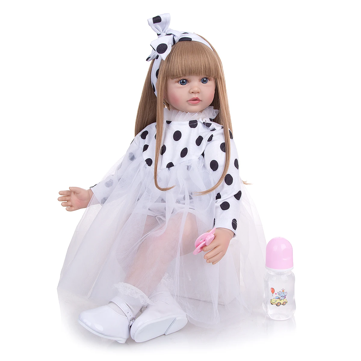 Classic As Princess Reborn Baby Dolls Golden Hair 60 CM Soft Silicone Bebe Boneca Tollder Doll Toys Kids Birthday Gift
Classic As Princess Reborn Baby Dolls Golden Hair 60 CM Soft Silicone Bebe Boneca Tollder Doll Toys Kids Birthday Gift